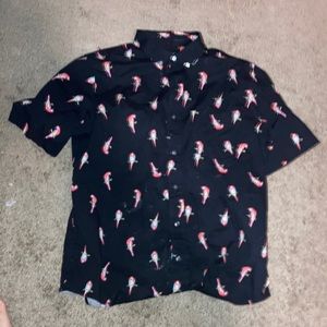 Parrot Button Up